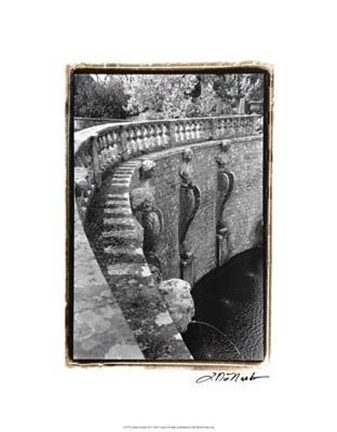 Framed Italian Garden III Print
