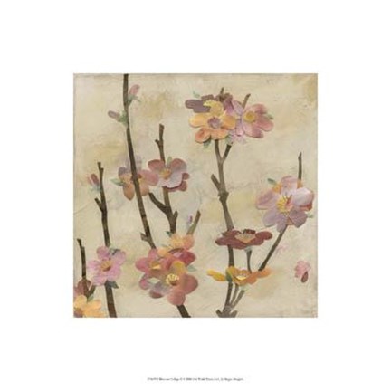 Framed Blossom Collage II Print