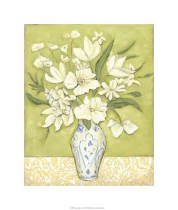 Framed Tara&#39;s Flowers I Print