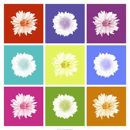 Framed Vivid Bouquet Print