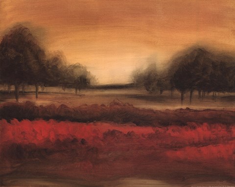 Framed Printed Mcintire Grove I Print