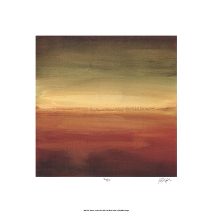 Framed Abstract Horizon II Print