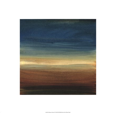 Framed Abstract Horizon IV Print
