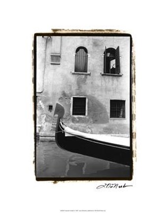 Framed Graceful Gondola Print