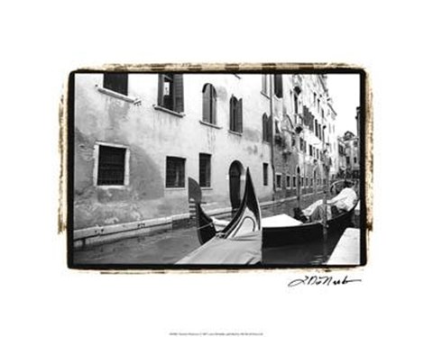 Framed Venetian Waterway Print