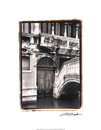 Framed Venetian Doorway Print