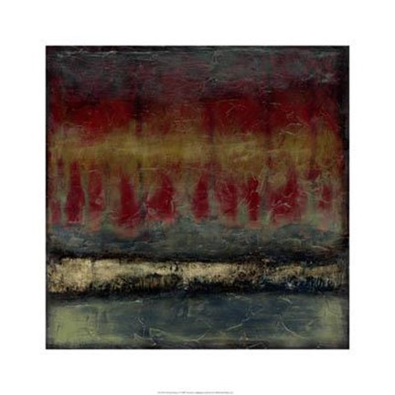 Framed Moonlit Forest I Print