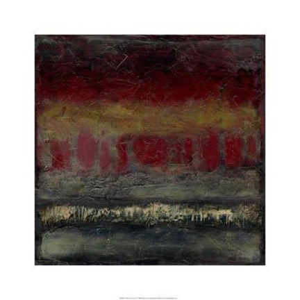 Framed Moonlit Forest II Print