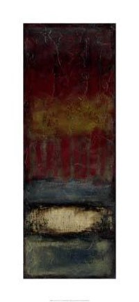 Framed Moonlit Forest V Print