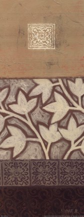 Framed Leaf Panel I Print