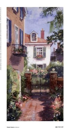 Framed Church Street Print