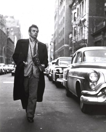 Framed James Dean - Broadway Print