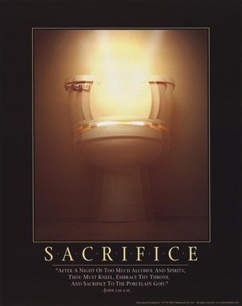 Framed Sacrifice - Porcelain God* Print