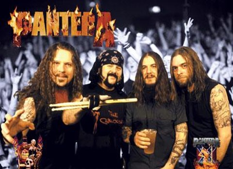 Framed Pantera - Group Shot Print