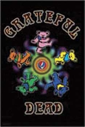 Framed Grateful Dead - Dancing Bears Print