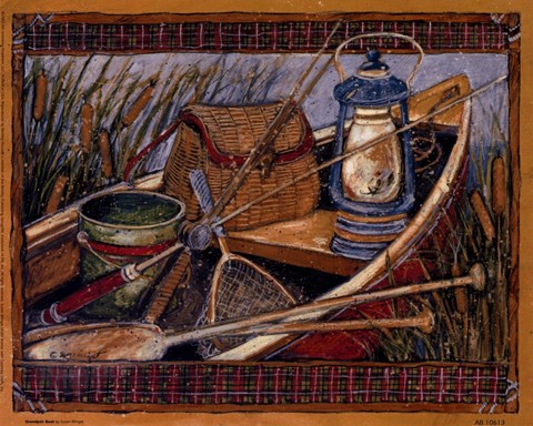 Framed Grandpa's Boat Print