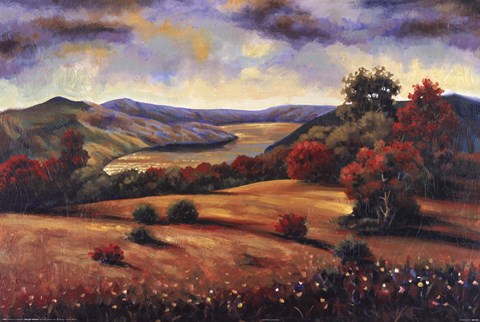 Framed Autumn Glow I Print