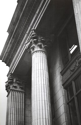 Framed Columns At Entry Print
