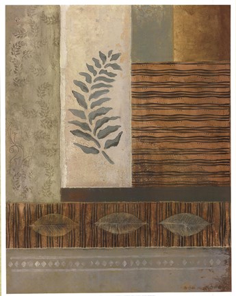 Framed Broad Leaf Print