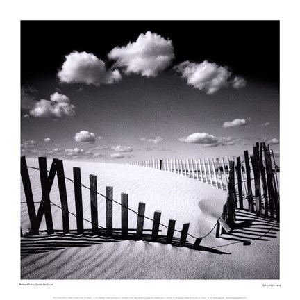 Framed Circle of Clouds Print