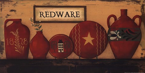 Framed Redware Print