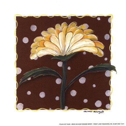 Framed Polka Dot Mum Print