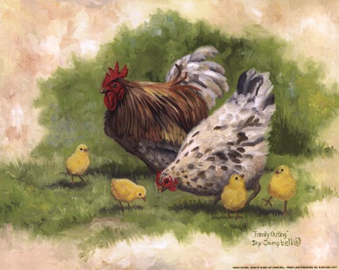 Framed Family Outing Print