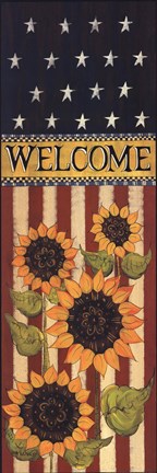 Framed Patriotic Welcome Print