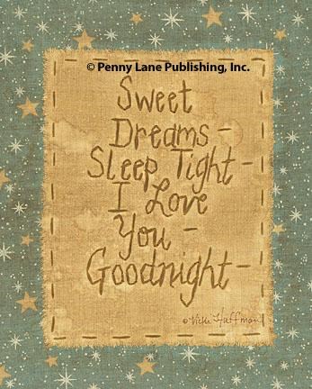 Framed Goodnight Wishes Print