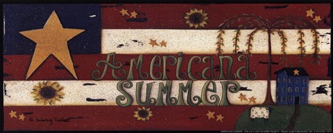 Framed Americana Summer Print