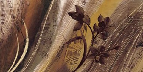 Framed Bouquet D&#39;or I Print