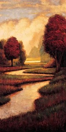 Framed Waterside II Print