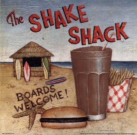 Framed Shake Shack Print