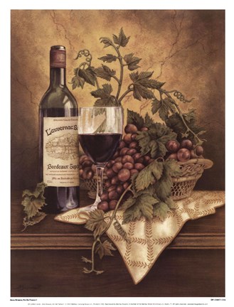 Framed Vin De France I Print