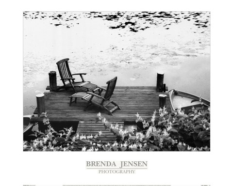 Framed Peaceful Pond Print