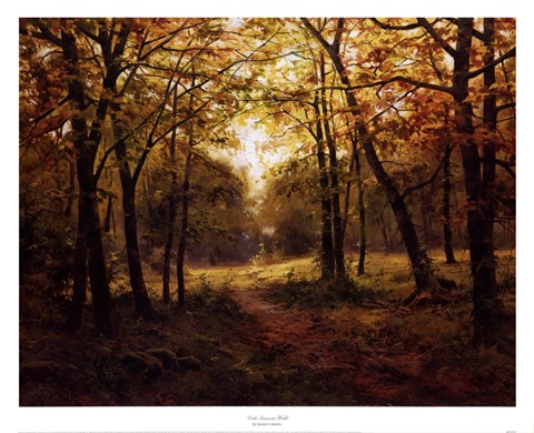 Framed Late Summer Walk Print