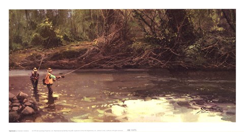 Framed Upstream Print