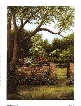 Framed Stone Wall Print