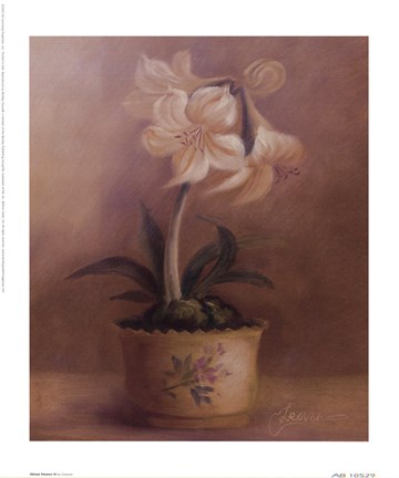 Framed Olivia's Flowers IV Print