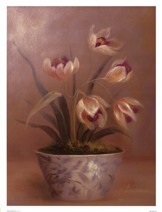 Framed Olivia's Flowers III Print