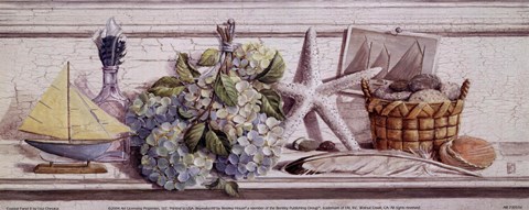 Framed Coastal Panel II Print