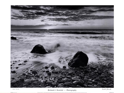 Framed Coast Sunrise Print
