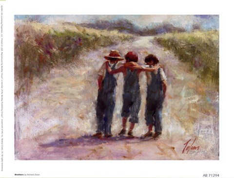 Framed Brothers Print