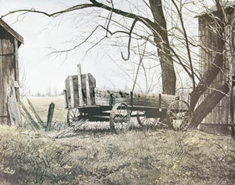 Framed Old Wain Print