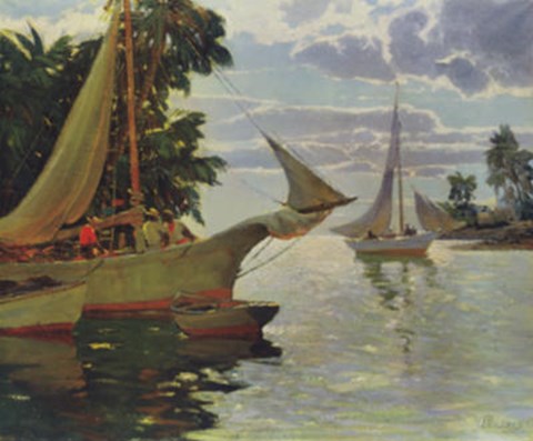 Framed In The Bahamas Print