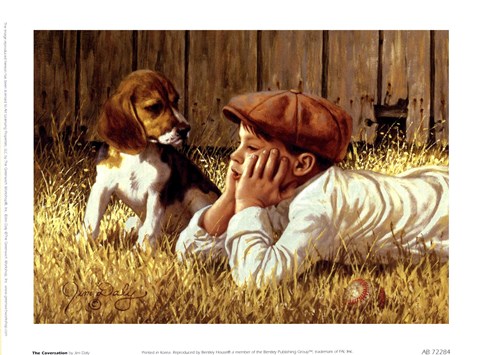 Framed Conversation Print