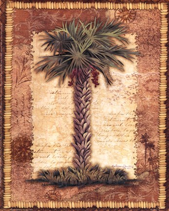 Framed Classic Palm II Print