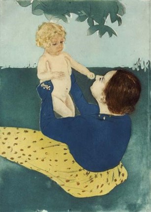 Framed Under The Horse Chestnut Tree Print