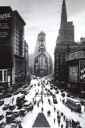 Framed Times Square Print