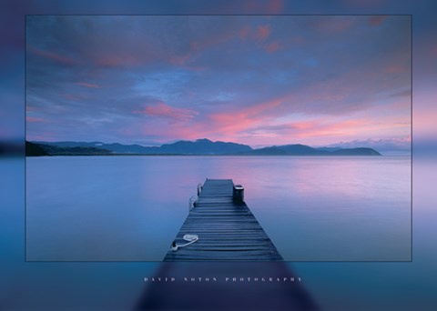 Framed Weavy Bay Print